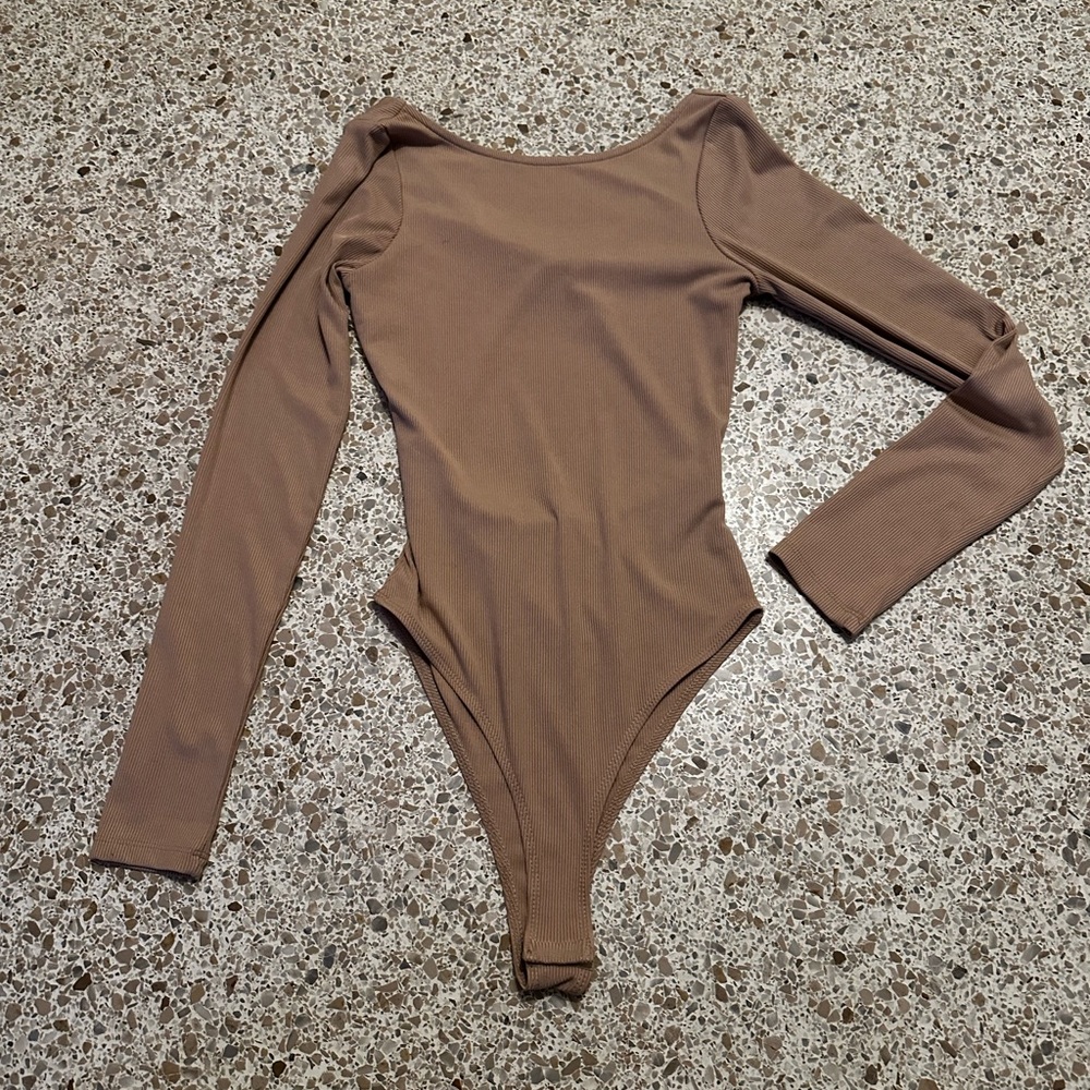 Open back Long Sleeve One Piece